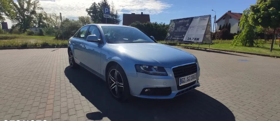 samochody osobowe Audi A4 cena 18000 przebieg: 190000, rok produkcji 2008 z Kwidzyn